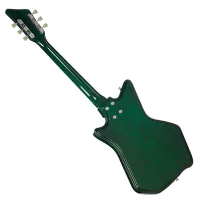 Airline Guitars Jetsons 2P FM Green Burst Flame image 10