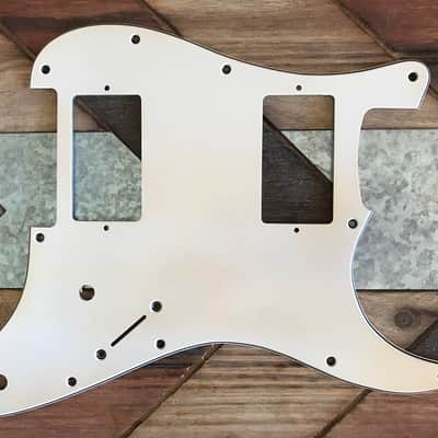 Real Life Relics White Stratocaster® Pickguard 3 Ply 11 Hole HH DUAL HUMBUCKER   [PGM2]