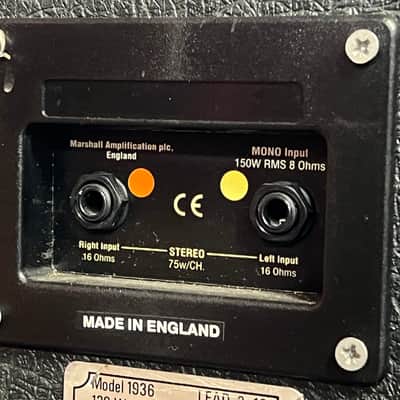 Marshall JCM 800 Lead Series Model 1936 2x12" Speaker Cabinet image 10