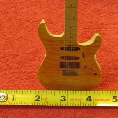 Handmade Guitar display 2000's - Gloss yellow/foam board image 3