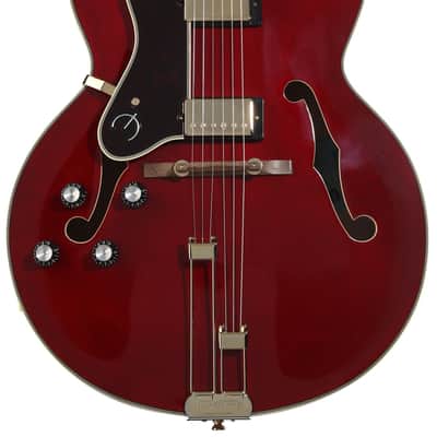 Epiphone Broadway Left-handed Hollowbody Electric Guitar - Wine Red image 3