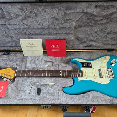 Fender Stratocaster HSS Miami Blue American Pro II 75th Anniversary BRAND NEW image 1