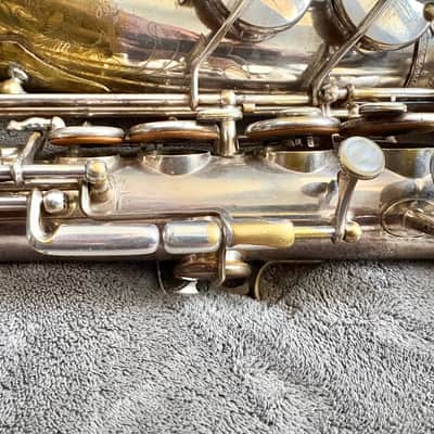 SELMER Balanced Action Alto saxophone JUST OVERHAULED 1938 - Silver plated Bild 10