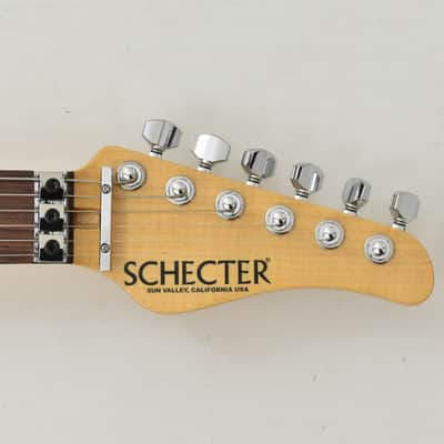 Schecter CET USA Custom Shop Electric Guitar Black Cherry image 7