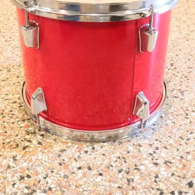 Percussion Plus 10x12 Rack Tom Drum Red Wrap image 3