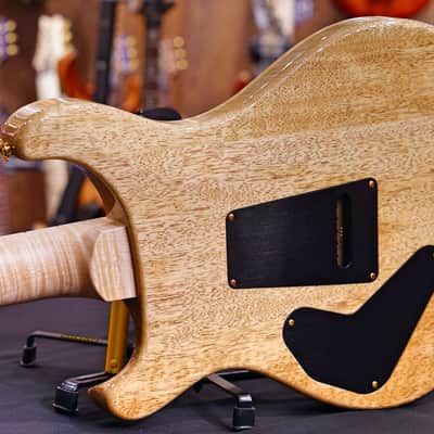 PRS Custom 24 Piezo 2019 burnt maple leaf wood library image 7