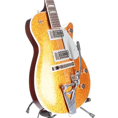 Gretsch G6129T-89 Vintage Select '89 Sparkle Jet with Bigsby, Gold Sparkle, Fully Tested (T1) (92910) image 3
