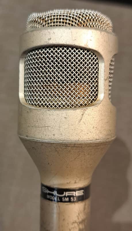 SHURE MODEL SM-53 DYNAMIC CARDIOID MICROPHONE 1970'S (USED) image 1