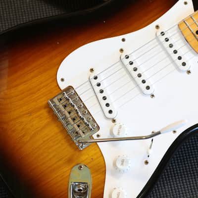 Minty! 2024 Fender Custom Shop 1954 70th Anniversary Limited Edition Stratocaster Electric Guitar Relic Sunburst + COA OHSC image 6