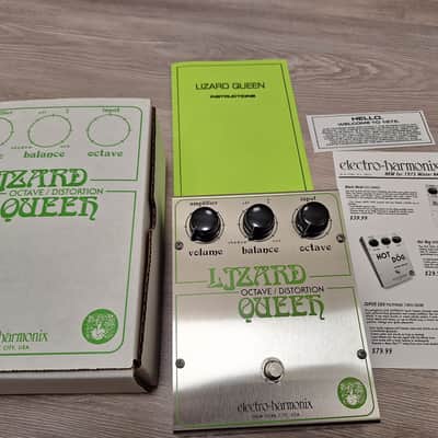 Electro-Harmonix / JHS "Big Box" Lizard Queen Octave Fuzz 2023 - Silver / Green image 2