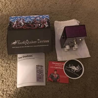 EarthQuaker Devices Time Shadows II Subharmonic Multi-delay Resonator Pedal 2023 - Maroon/White image 5