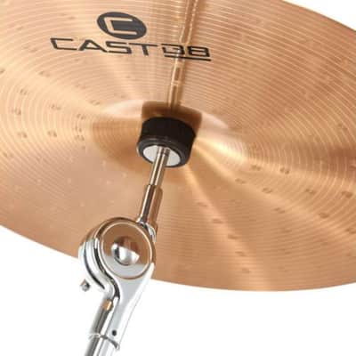 Drum Kit Sonor AQX Studio Includes Bronze Cymbals And Hardware, Red Moon Sparkle image 8