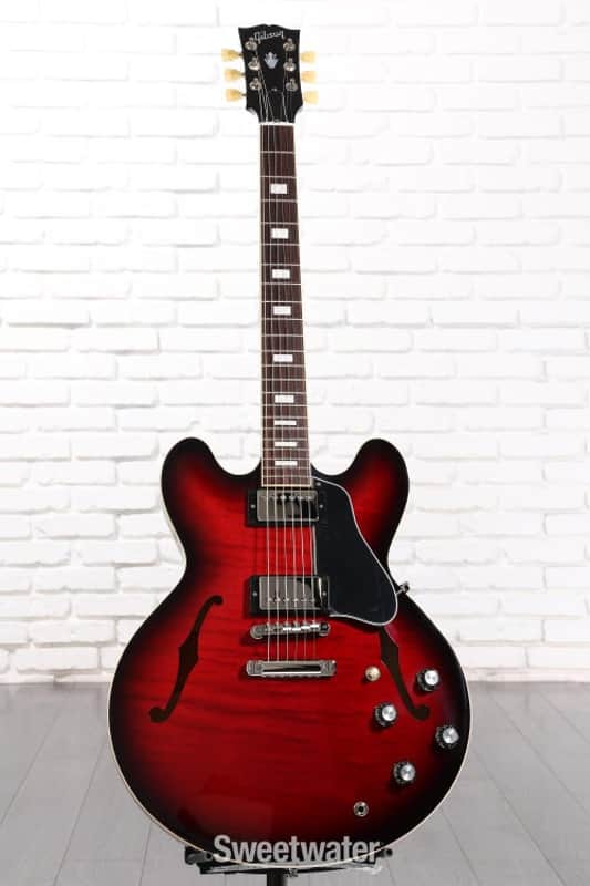 Gibson ES-335 Figured Semi-hollowbody Electric Guitar - Blood Moon Burst (ES35F00MNNHd3) image 1