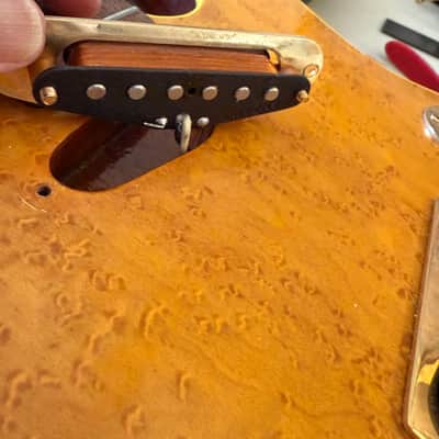 Telecaster with Fender Telecaster Staggered Tuning Machines - Birdseye Maple Telecaster 2000's - gloss image 16