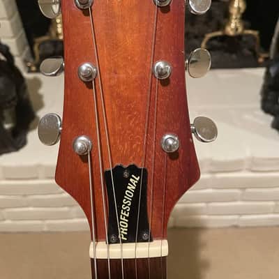 Hondo II Professional H-1010 Doublecut Japan 1980 - Antique Brown Violin Sunburst image 6