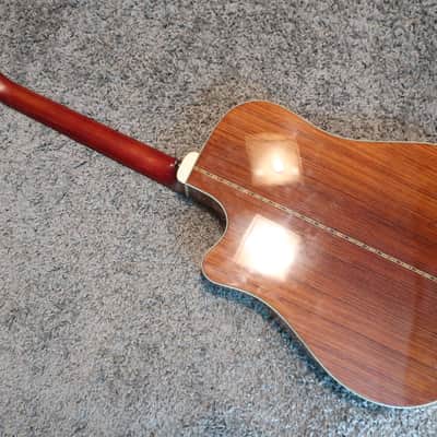 Vintage 1992 Charvel Jackson 150-SEC-NAT Solid Spruce Top Acoustic Guitar Rosewood Case Very Clean image 10