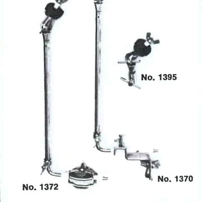 Vintage 60s Ludwig #1370 Hoop Mount or #1372 Shell Mount or Ludwig Standard #S-240 Shell Mount Cymbal Holder - LSMCH-201 image 20