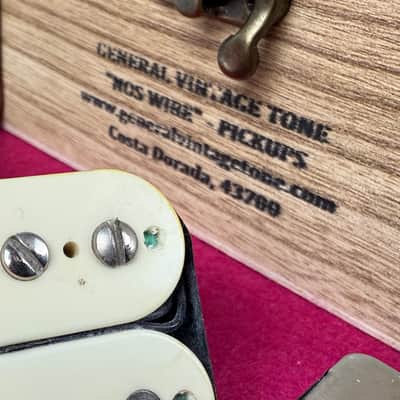 General Vintage Tone 1958 - 1959 Nos Wire Belden PAF Humbuckers Double porcelain  Celullose acetate CAB for les Paul ®️ SG ®️ - Double porcelain aged image 4