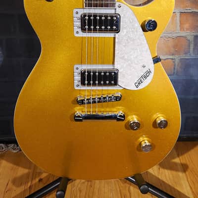 Gretsch G5438 Electromatic Pro Jet with Black Top Filter'Tron Pickups Gold image 5