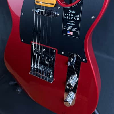 Fender American Ultra II Telecaster Electric Guitar Sinister Red w/ OHSC image 7