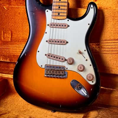 2009 Fender 59 John Cruz Strat Masterbuilt Sunburst Relic image 18