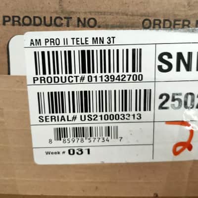 Fender American Professional II Telecaster Maple Fimgerboard 3-Color Sunburst image 18