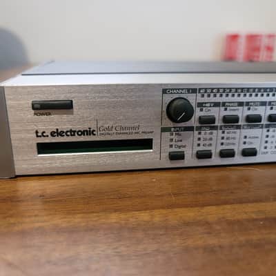 TC Electronic Gold Channel Dual Mic Preamp Channel Strip For Parts Repair Non-Working image 1