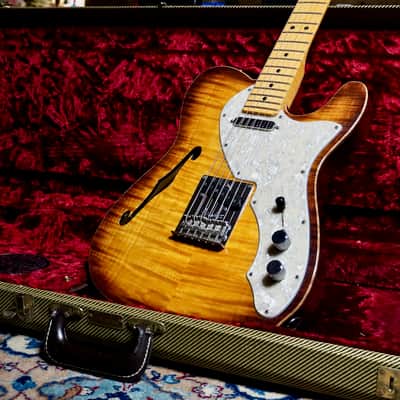 Fender American Thinline Select Telecaster  2013  Violin Burst image 3
