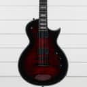 ESP E-II Eclipse Electric Guitar, Ebony Fingerboard, See Thru Black Cherry Sunburst