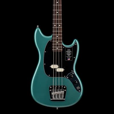 Fender American Professional Classic Mustang Bass - Faded Sherwood Green Metallic #69301 image 3