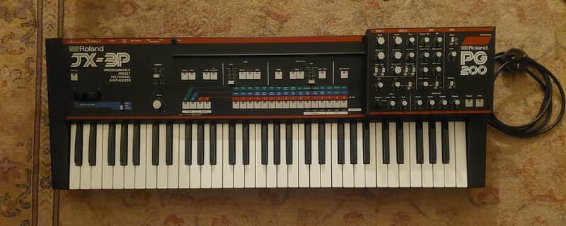 Roland JX-3P 61-Key Programmable Preset Polyphonic Synthesizer with PG-200 Programmer