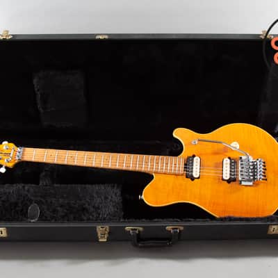 1995 Ernie Ball Music Man Eddie Van Halen EVH Gold Translucent OHSC image 2