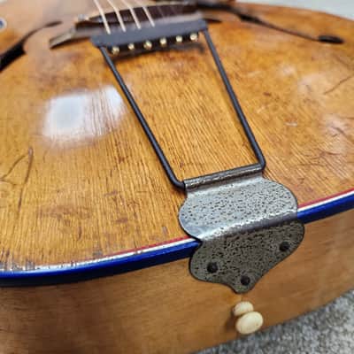 Vintage 1940 Harmony H984 Victory Archtop - Rare Wartime Ltd. Edition w/ Brand New Hard Shell Case image 17