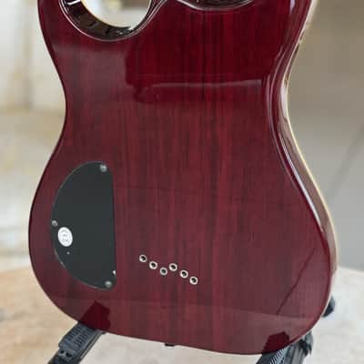 Washburn X-50Q Quilted Wine Burst image 8