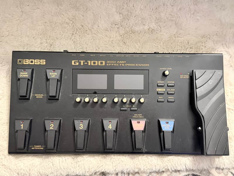 Boss GT-100 Version 2.0 Guitar Effects Processor 2014 - Present - Black