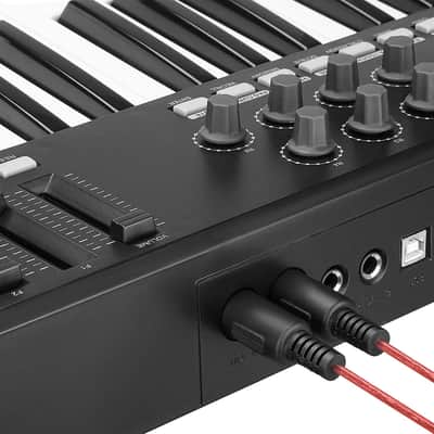 Midi To Usb Cable Interface Converter - In Out Midi Cable Host Adapter Plug Controller Wire Cord For Keyboard Synthesizer Device To Mac Pc Computer Laptop Ipad Iphone Music Studio (Red 6 Ft) image 4