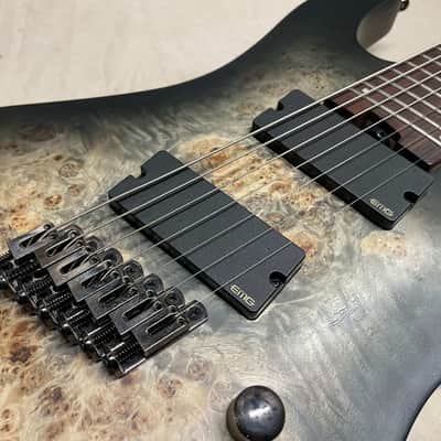Cort KX Series KX500MS 7-string Multi-scale Guitar 2019 Dust Black image 10