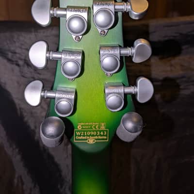 Schecter C-1 Platinum with Rosewood Fretboard 2022 - Present - Satin Green Burst image 9