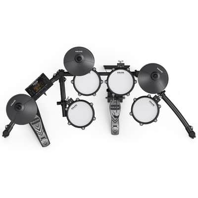 NUX DM-210 All-Mesh Electronic Drum Set - Bass Pedal Included image 4