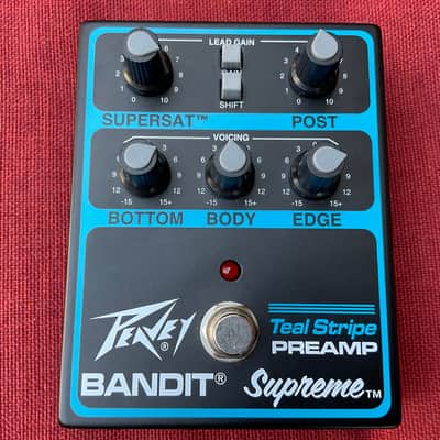 Peavey Bandit Supreme Teal Preamp Pedal image 1