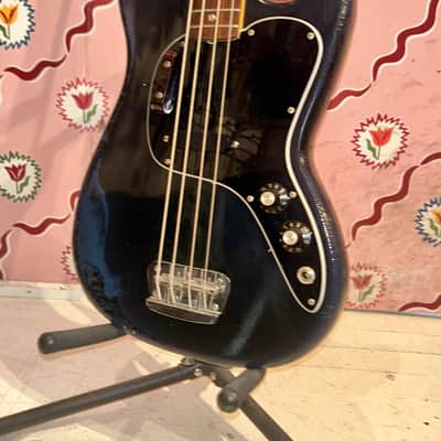 Fender Musicmaster Bass 1978 Black - w/gig bag image 1