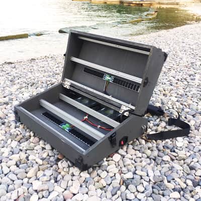 12U Eurorack Case Powered, 104 hp or other, modular synthesizer, patched resealable, with belt image 5