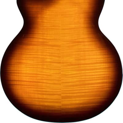 Guild F-250CE Deluxe Jumbo Acoustic-Electric Guitar, Solid Spruce Top, Antique Burst image 3