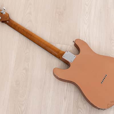 Snakehead T-Style Double Cutaway, MJT Body & Fender-Licensed Musicraft Neck, Copper Lacquer w/ Bigsby, Porter Pickups, Case image 13