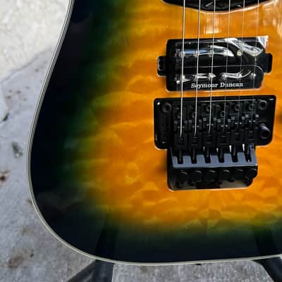 Jackson Professional Plus Series Soloist SLA3Q 2025 - Amber Blue Burst image 6