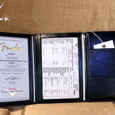 Fender Custom Shop Eric Clapton Signature Stratocaster, Maple Fingerboard, Mercedes Blue with Tweed Case image 20