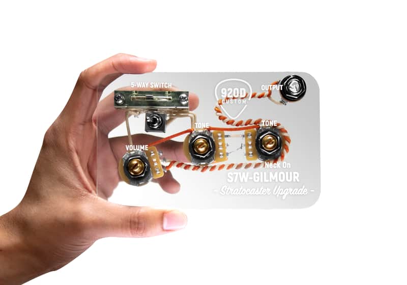 920D Custom S7W-GILMOUR Upgraded 7 Way Wiring w/ Neck On Mod for Strat Guitars image 1