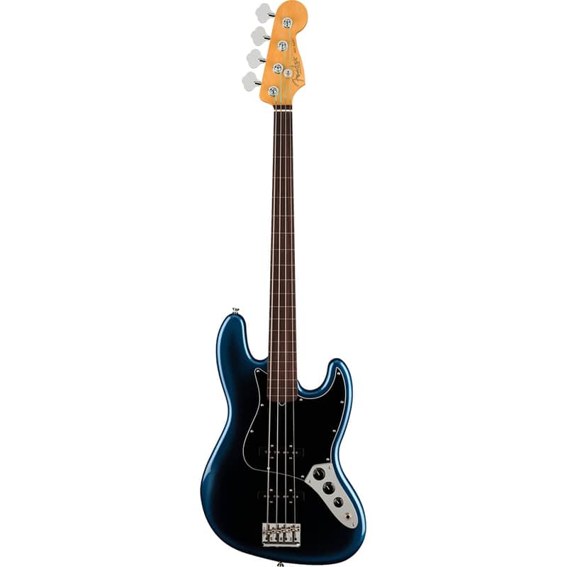 Fender American Professional II Fretless Jazz Bass, Rosewood Fingerboard, Dark Night Finish - Used image 1