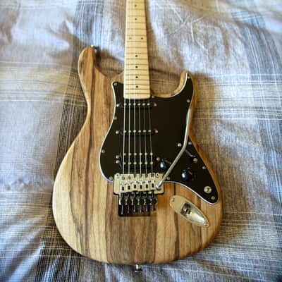 Kiesel Carvin Bolt Kit Natural Strat Guitar W/ Floyd Rose HSS USA American image 1