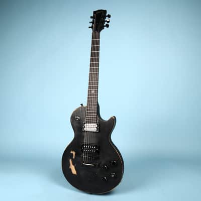 Gibson Les Paul Gothic Satin Black 2000 Electric Guitar image 2